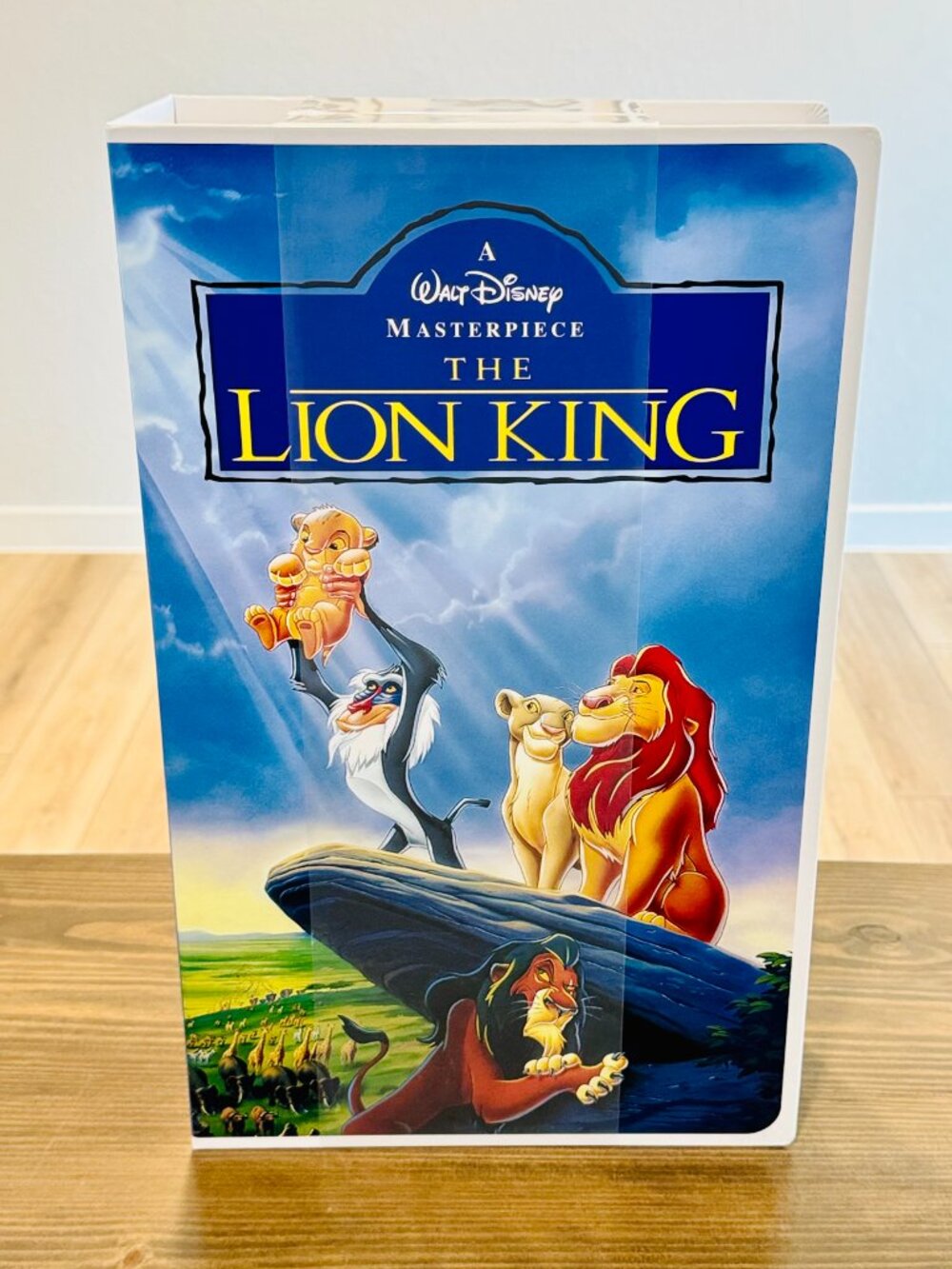 Disney The Lion King Classic VHS Tape Boxed Plush Throw Blanket – New & Sealed